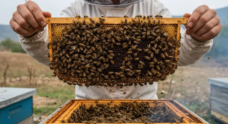 Anadolu Arısı ve Petek Üzeri