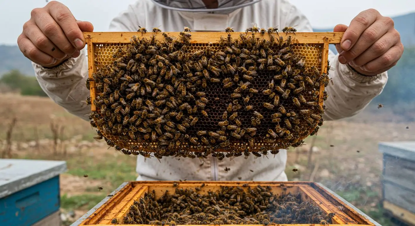 Anadolu Arısı ve Petek Üzeri