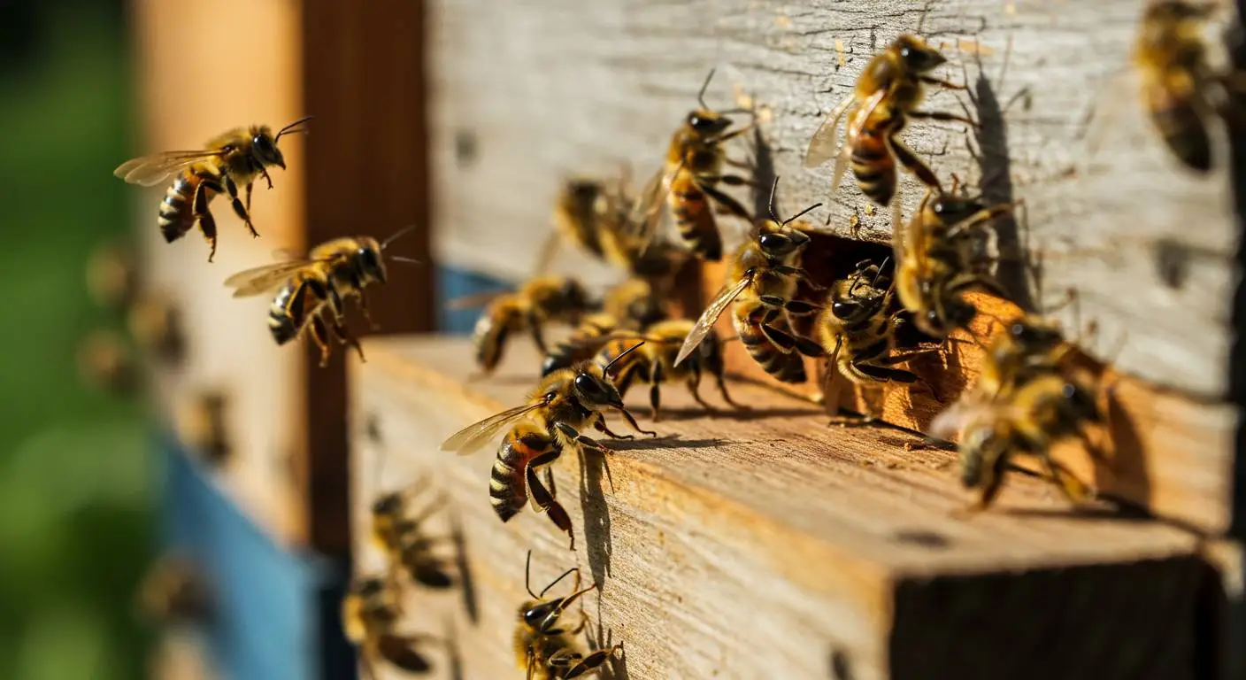 İtalyan Arısı Kovan Girişi