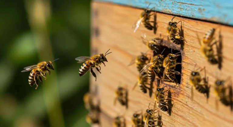 İtalyan Arısı Kovan Üzerinde