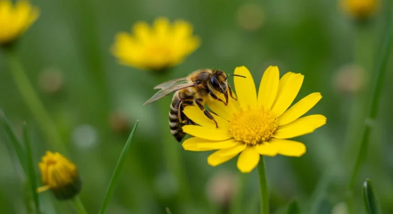 İtalyan Arısı ve Çiçek